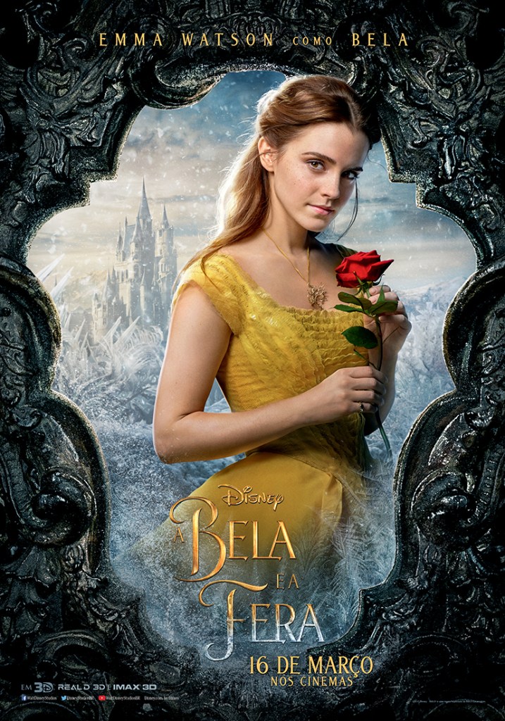 Emma Watson como Bela em "A Bela e A Fera"