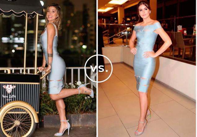 <strong>Gabriela Pugliesi</strong> e <strong>Camila Queiroz</strong> vestem <strong>Lolitta</strong>. Sexy e delicado na medida, o vestido de tricô não requer muitos acessórios. Tanto a blogger quanto a atriz investiram em sandálias de tom claro, brincos pequenos e penteado romântico. <strong>Gabriela Pugliesi</strong> e <strong>Camila Queiroz</strong> vestem <strong>Lolitta</strong>. Sexy e delicado na medida, o vestido de tricô não requer muitos acessórios. Tanto a blogger quanto a atriz investiram em sandálias de tom claro, brincos pequenos e penteado romântico.