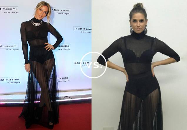 <strong>Giovanna Ewbank</strong> e <strong>Deborah Secco</strong>. Sem medo de ousar, ambas as atrizes optaram por deixar a lingerie totalmente à mostra no vestido transparente. Enquanto Giovanna foi de sutiã tomara que caia e maxicolar da Swarovski, Deborah apostou na peça de renda e nos brincões. <strong>Giovanna Ewbank</strong> e <strong>Deborah Secco</strong>. Sem medo de ousar, ambas as atrizes optaram por deixar a lingerie totalmente à mostra no vestido transparente. Enquanto Giovanna foi de sutiã tomara que caia e maxicolar da Swarovski, Deborah apostou na peça de renda e nos brincões.