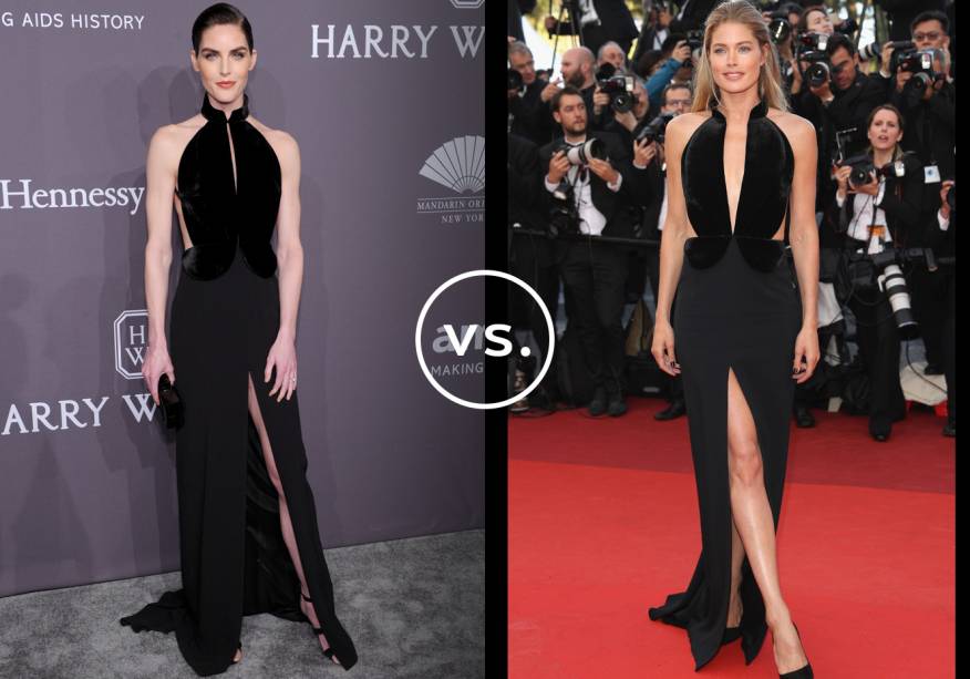 <strong>Hilary Rhoda</strong> e <strong>Doutzen Kroes</strong> vestem<strong> Brandon Maxwell</strong>. As criações elegantes e com pegada minimalista do designer, ex-stylist de Lady Gaga, caíram no gosto das famosas. Lindíssima, Hilary apostou em uma versão do vestido preto com decote mais fechado e finalizou com sandálias e coque clássico. Já Doutzen valorizou o bronzeado com o decote profundo e não precisou mais do que um bom par de escarpins para arrematar a produção de gala.