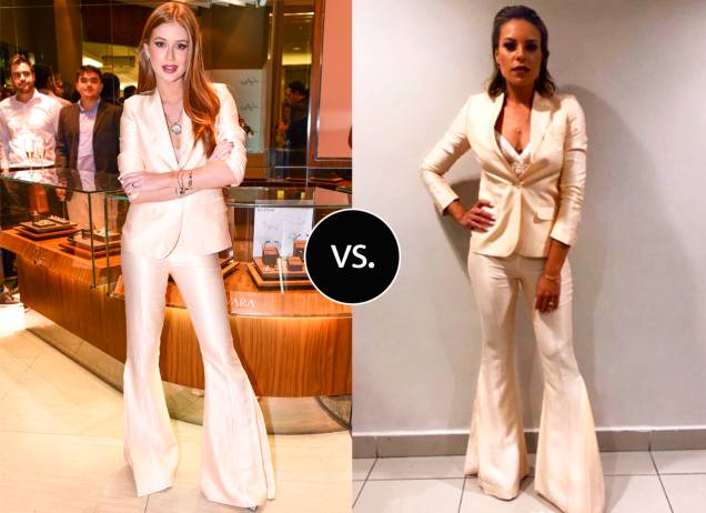 <strong>Marina Ruy Barbosa</strong> e <strong>Deborah Werneck</strong> vestem <strong>Ricardo Almeida</strong>. A competidora da quarta temporada do Masterchef elegeu este terninho rosa poderoso para a final da competição. Acompanhado de um slick hair, a opção ficou elegante! Já a atriz, optou pelo look para um evento que aconteceu no Shopping Iguatemi, em São Paulo. <strong>Marina Ruy Barbosa</strong> e <strong>Deborah Werneck</strong> vestem <strong>Ricardo Almeida</strong>. A competidora da quarta temporada do Masterchef elegeu este terninho rosa poderoso para a final da competição. Acompanhado de um slick hair, a opção ficou elegante! Já a atriz, optou pelo look para um evento que aconteceu no Shopping Iguatemi, em São Paulo.