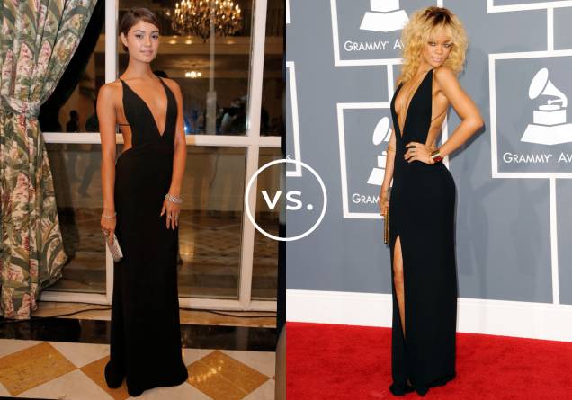<strong>Sophie Charlotte</strong> e<strong> Rihanna</strong>. A brasileira investiu no <em>mood</em> sexy com longo superdecotado da <strong>Printing</strong> para a festa de lançamento da novela<em> Babilônia</em>. Três anos atrás, foi a cantora norte-americana quem escolheu um pretinho nada básico da label <strong>Giorgio Armani</strong>. <strong>Sophie Charlotte</strong> e<strong> Rihanna</strong>. A brasileira investiu no <em>mood</em> sexy com longo superdecotado da <strong>Printing</strong> para a festa de lançamento da novela<em> Babilônia</em>. Três anos atrás, foi a cantora norte-americana quem escolheu um pretinho nada básico da label <strong>Giorgio Armani</strong>.