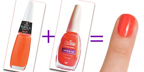 Misturas de esmaltes: crie sua própria cor!