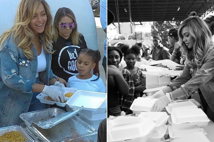 Beyoncé e Blue Ivy dão apoio às vítimas de furacão em Houston