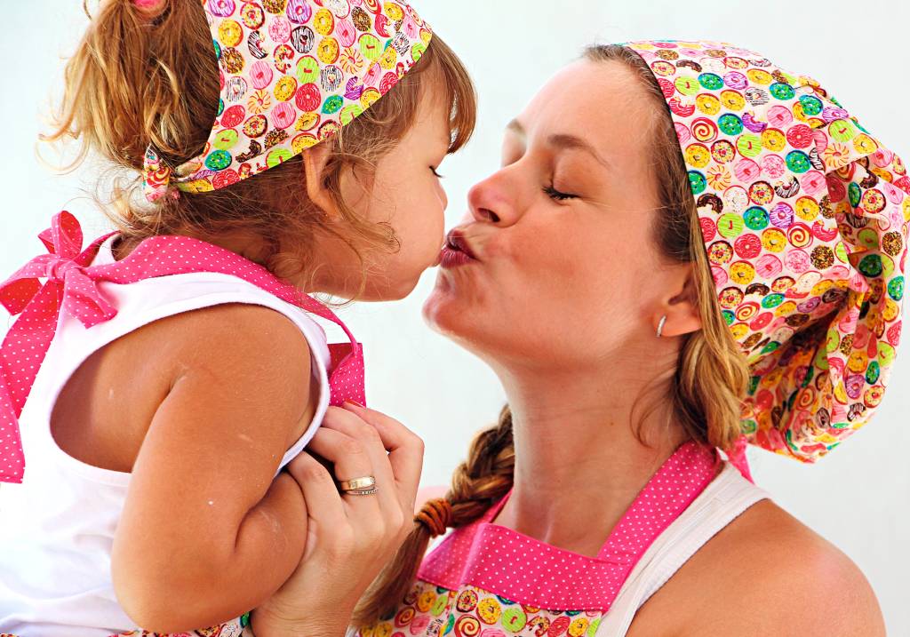 Bianca Castanho e a filha, Cecília, na Contigo!