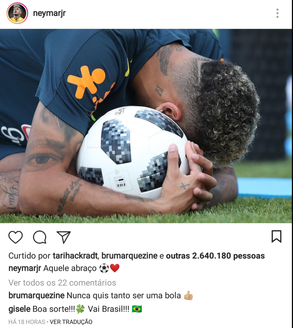 Bruna marquezine faz declaracao de amor inusitada para neymar