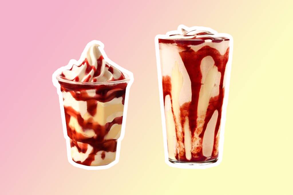 O Burger King se superou e criou um milk-shake Romeu & Julieta