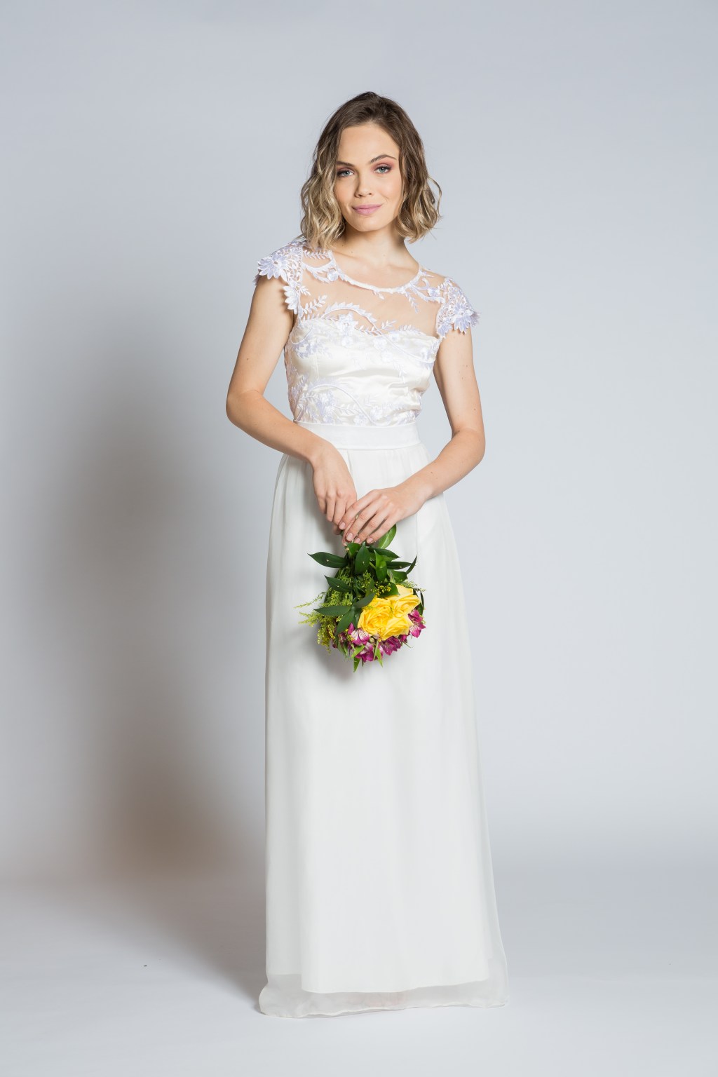 O Amor É Simples - Vestido de noiva Flower by chai