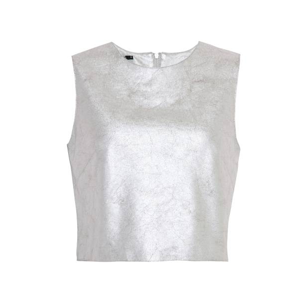 Blusa metalizada, R$ 99,99. <i>*preços checados em março de 2017.</i>