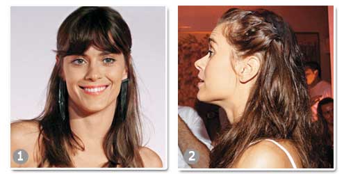 Inspire-se no cabelo de Carolina Dieckmann Inspire-se no cabelo de Carolina Dieckmann