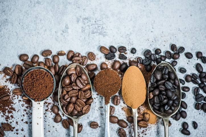 coffee beans roasted,instant and grinded coffee