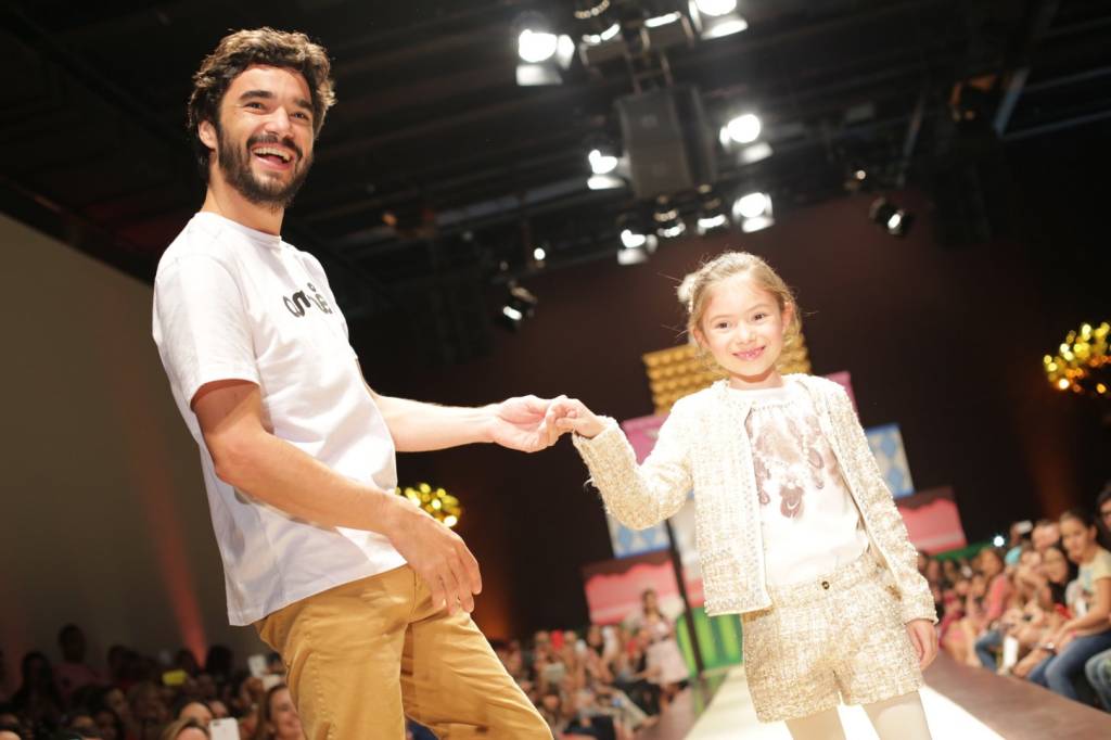 Caio Blat também participou do Fashion Weekend Kids 2015