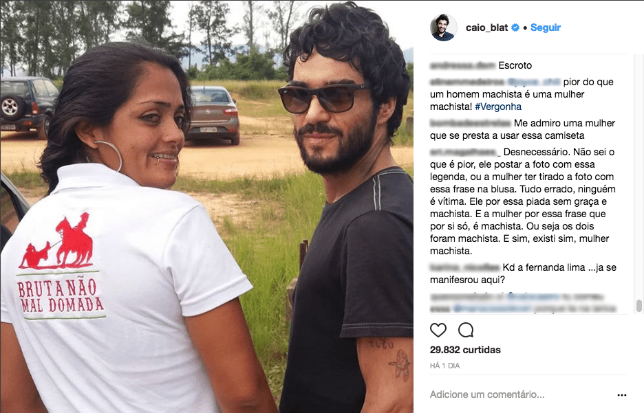 caio blat machismo instagram caio blat machismo instagram