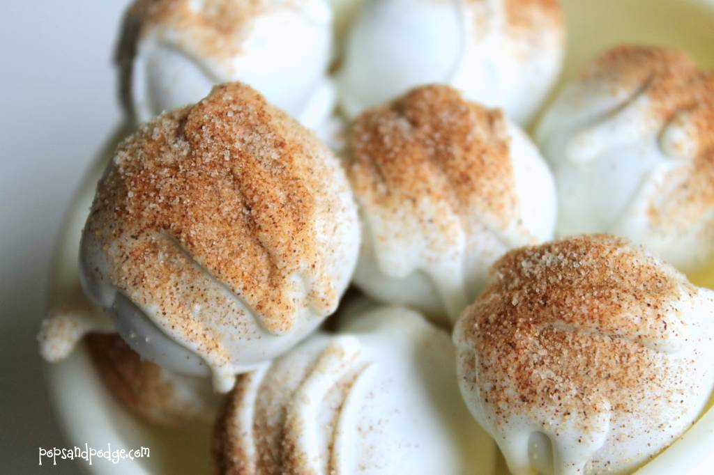 Cake pops de churros