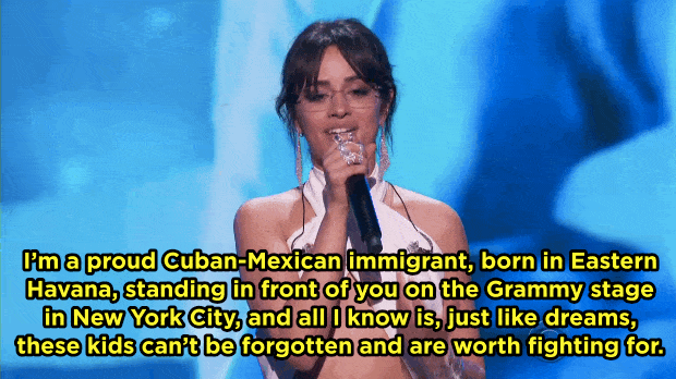 Camila Cabello discurso Grammy