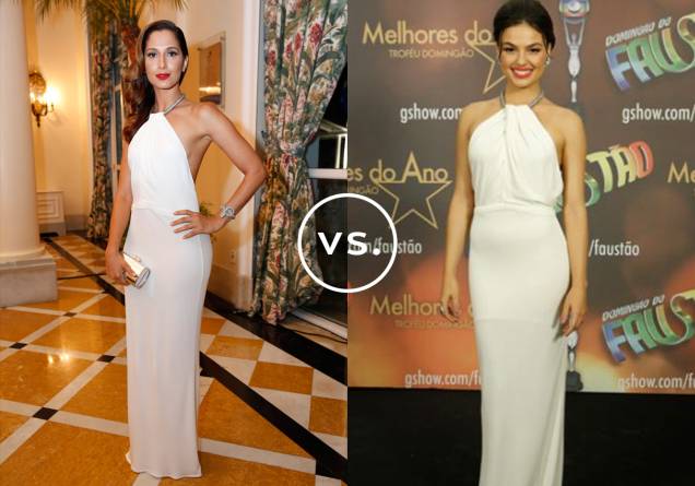 <strong>Camila Pitanga</strong> e Isis Valverde vestem <strong>Gucci</strong>. Durante a festa de lançamento da novela<em> Babilônia</em>, Camila usou o mesmo modelo<strong> </strong>frente única já usado anteriormente por Isis, que desfilou o modelo em dezembro de 2014, durante a premiação de <em>Melhores do Ano</em>. <strong>Camila Pitanga</strong> e Isis Valverde vestem <strong>Gucci</strong>. Durante a festa de lançamento da novela<em> Babilônia</em>, Camila usou o mesmo modelo<strong> </strong>frente única já usado anteriormente por Isis, que desfilou o modelo em dezembro de 2014, durante a premiação de <em>Melhores do Ano</em>.