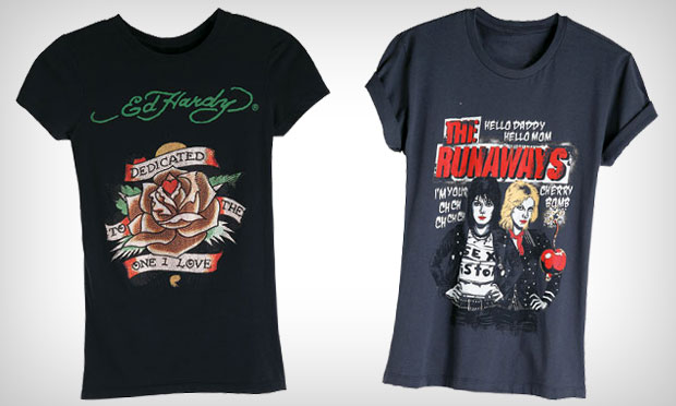 Camisetas versão rocker