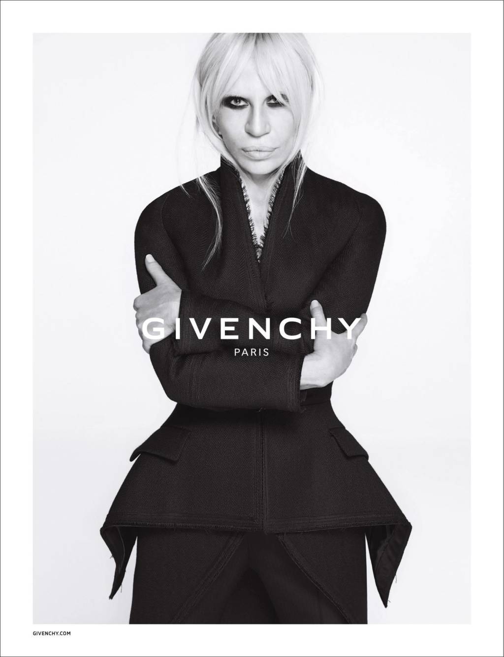 Donatella Versace e a nova campanha da Givenchy