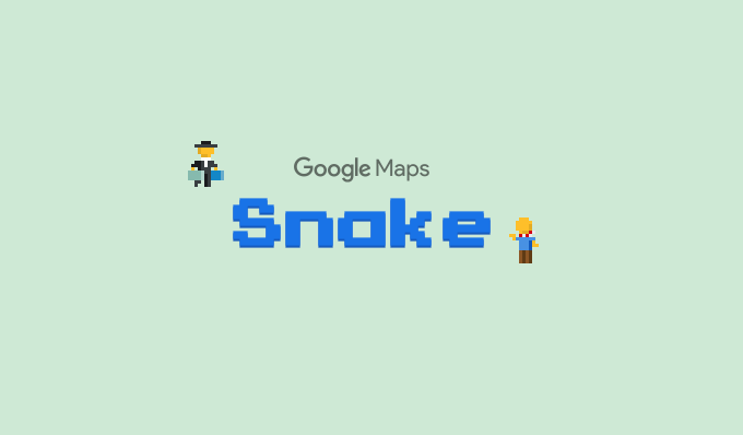 Google Maps lança jogo da cobrinha para o 1º de abril
