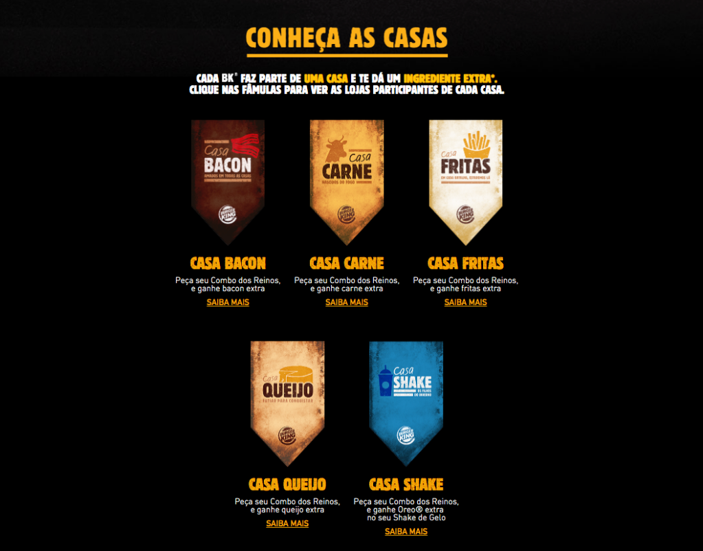 Cada unidade oferecerá um ingrediente extra aos fãs de Game of Thrones. Cada unidade oferecerá um ingrediente extra aos fãs de Game of Thrones.