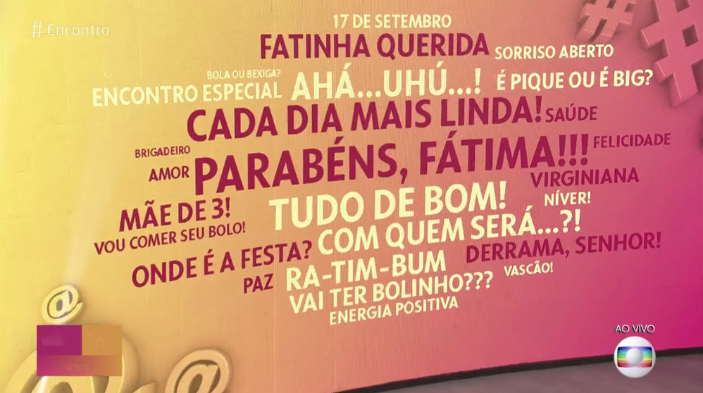 Encontro com Fátima Bernardes