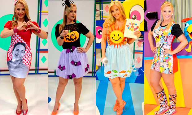 Os polêmicos looks de Carla Perez no “Clube da Alegria”