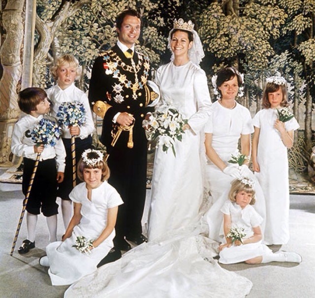 Casamento Rei Carl XVI Gustaf e Rainha Silvia da Suécia