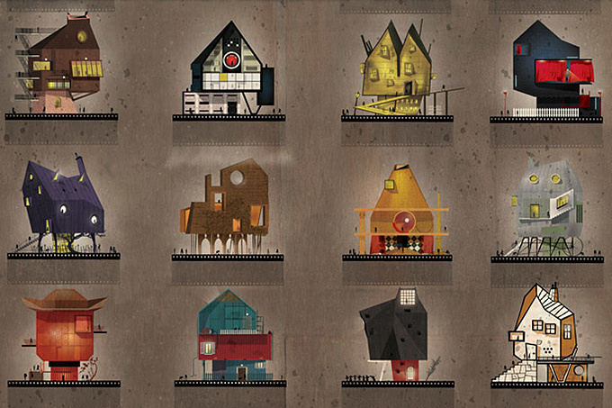 Como seriam as casas inspiradas em obras de diretores de cinema