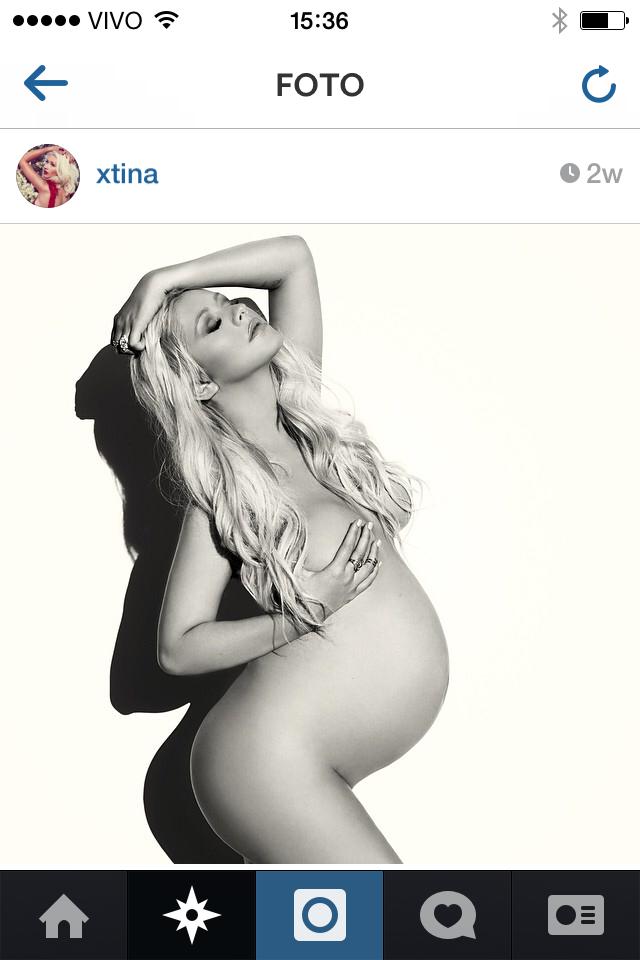 Christina Aguilera deu à luz à sua primeira menina