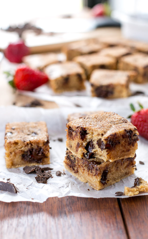 Blondies de churros