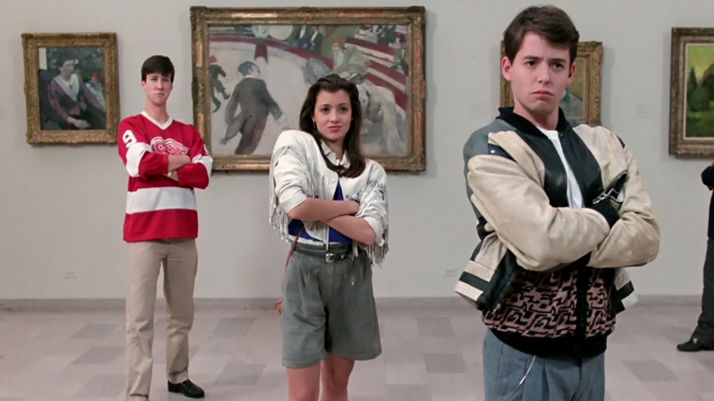 Ferris Bueller e Cameron Frye vivem aventuras e uma amizade repleta de comédia