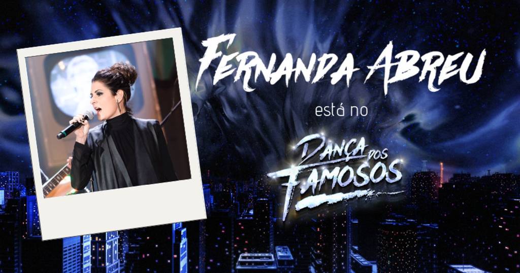 Fernanda Abreu no Dança dos Famosos