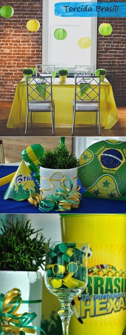 5 ideias de decoração para assistir jogos do Brasil