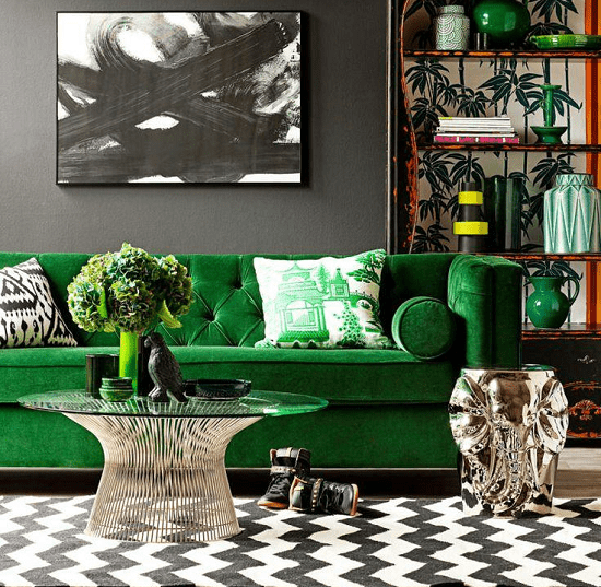 Decoração tom sobre tom verde Decoração tom sobre tom verde