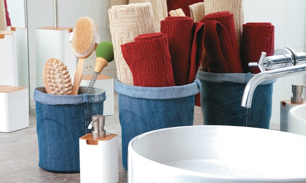 Ideias criativas para reaproveitar um jeans velho na decoração da sua casa