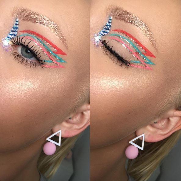 O delineado de unicórnio é a coisa mais fofa que você verá hoje