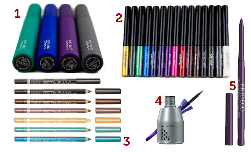 Delineador colorido e sombras são tendências de make para o inverno Delineador colorido e sombras são tendências de make para o inverno
