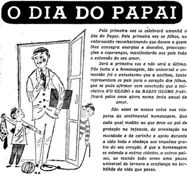 Dia do Papai O Globo