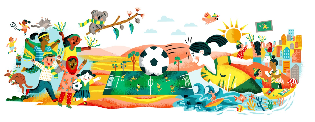 Doodle-seleção-australiana