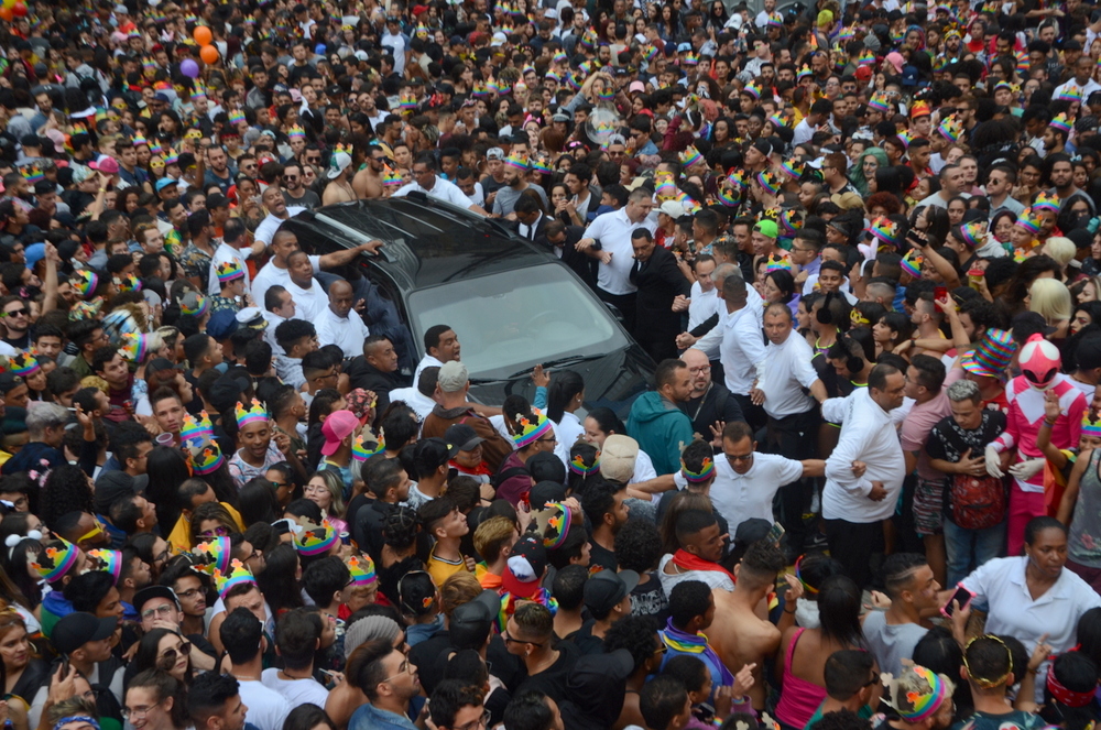Pabllo Vittar na Parada LGBT em São Paulo