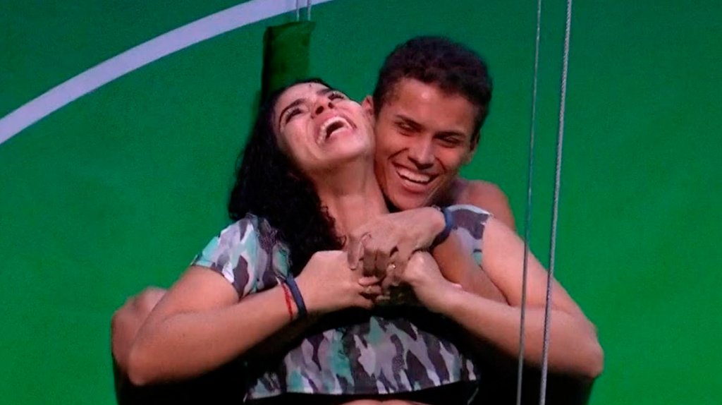 Danrley e Elana vencem prova do líder no BBB19 após desistência de Diego