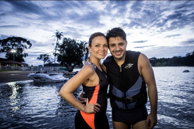 Eliana conhece refúgio de Cristiano Araújo