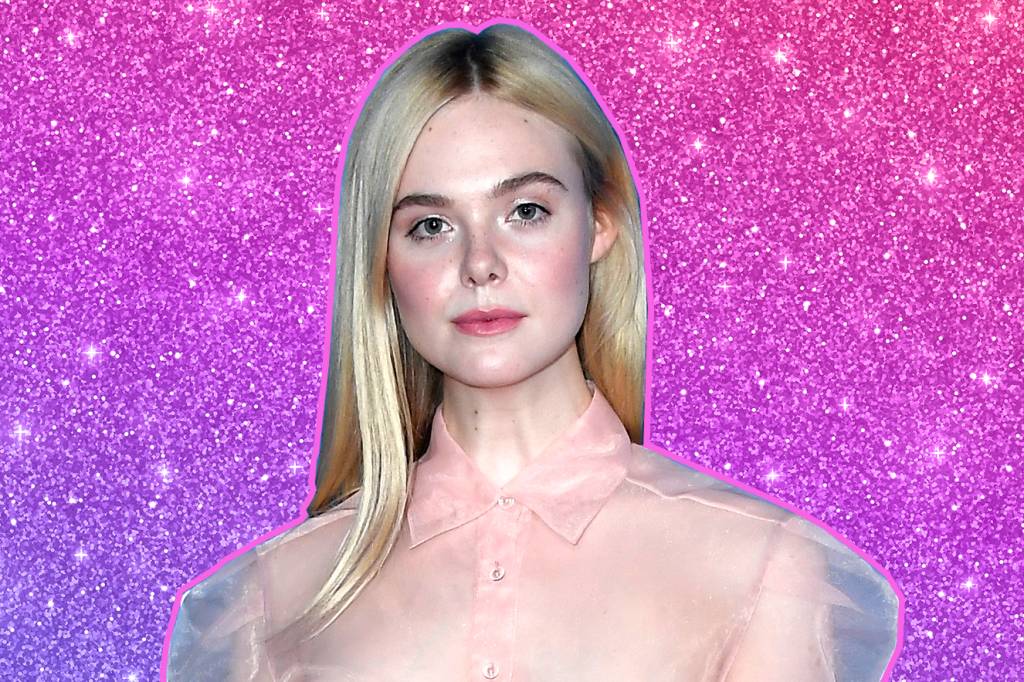 Abra esta matéria para uma “surpresa rosa pastel” no look da Elle Fanning