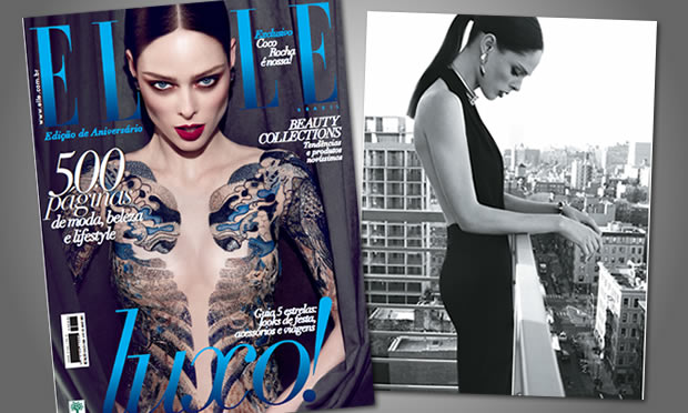 Coco Rocha revela sua técnica para posar em ensaios fotográficos na ELLE