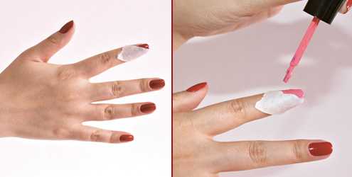 Passo a passo das unhas color block Passo a passo das unhas color block