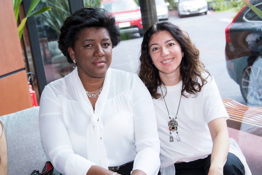 Rachel Maia e Paula Mageste, diretora editorial das revistas femininas da Abril