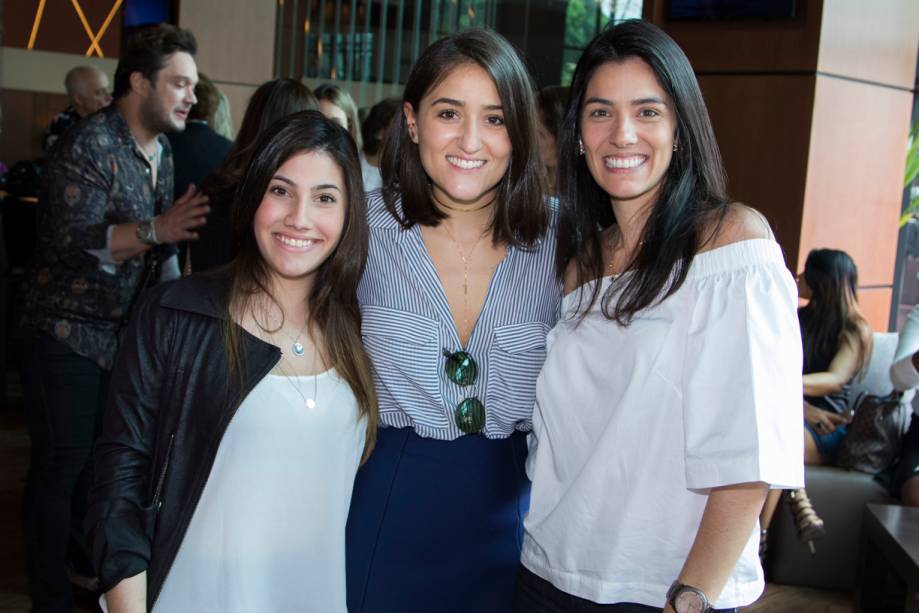 Isabela Grunwald, Marcela Belleza e Natalia Barreira, da Swarovski