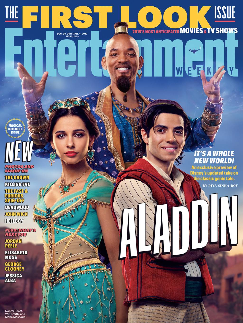 Capa da EW – Aladdin Capa da EW – Aladdin