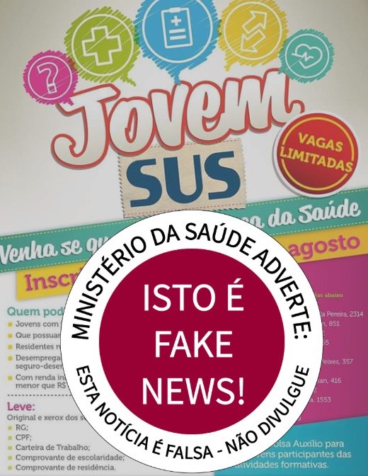 Fake news Ministério da Saúde Fake news Ministério da Saúde