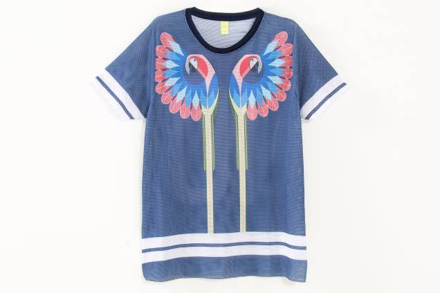 T-shirt telinha Arara, R$ 229,00 T-shirt telinha Arara, R$ 229,00